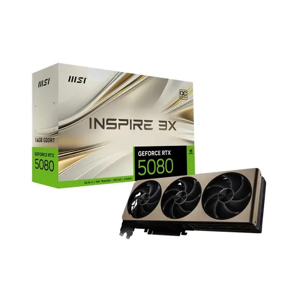GPU RTX 5080 16GB OC MSI INSPIRE X3
